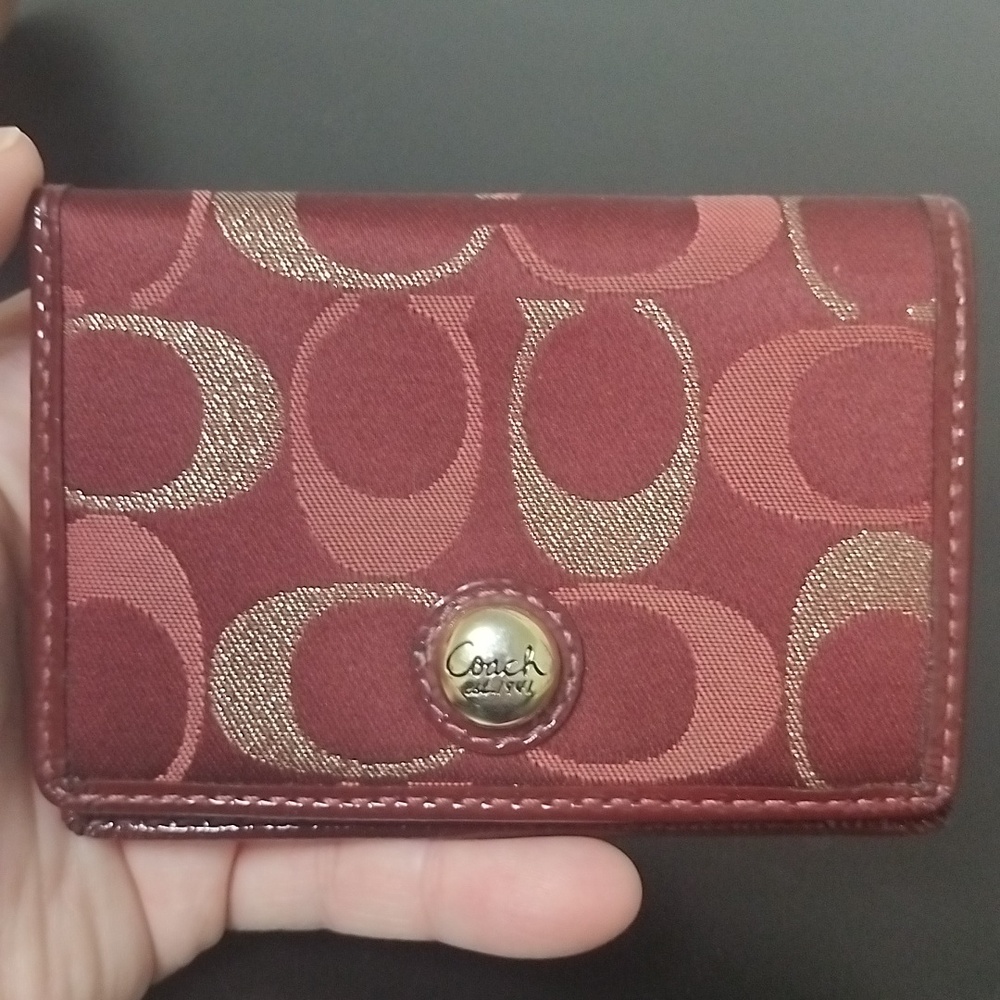 Coach mini wallet/ card holder